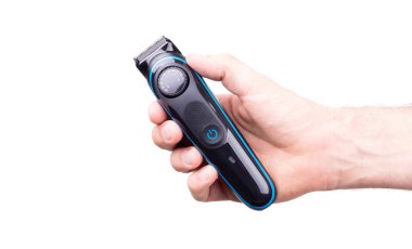 Beyaz arka plan üzerinde izole saç düzeltici