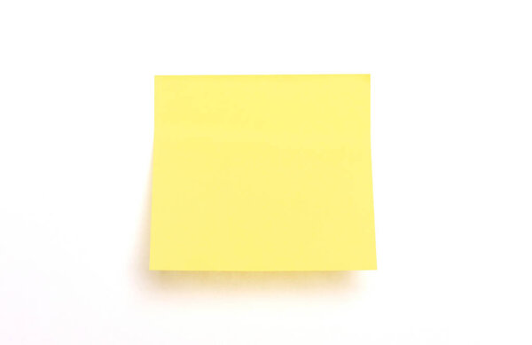 Yellow sticky note