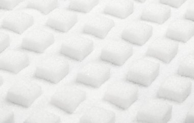 Beyaz tatlı şeker küpleri seamless modeli