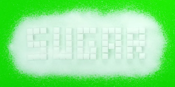 Белый сахар кубики фона — стоковое фото
