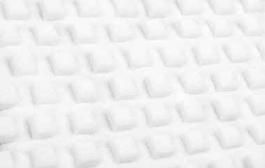 Beyaz şeker küpleri pürüzsüz desen - seçici odak