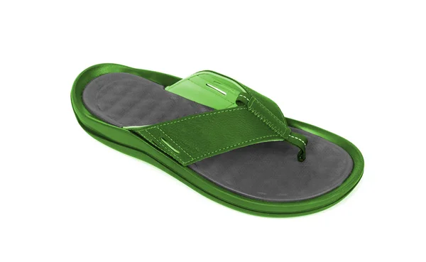 Zbrusu Nový Flipflop Izolované Bílém Pozadí — Stock fotografie