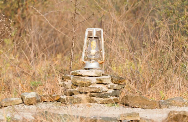 Ročník Světla Zahradě Botswaně — Stock fotografie