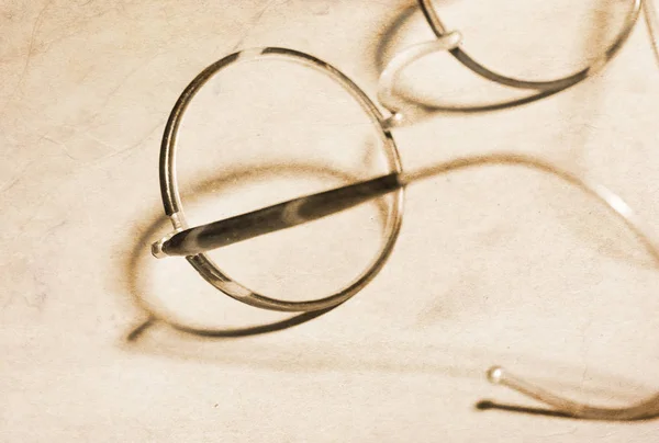 Vintage Glasögon Isolerade Glasögon Från Början Talet — Stockfoto