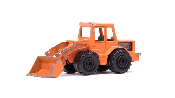 Old Used Toy Shovel Dredge Isolated White — Stock Photo, Image