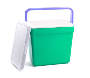 Cooler box isolated on a white background clipart