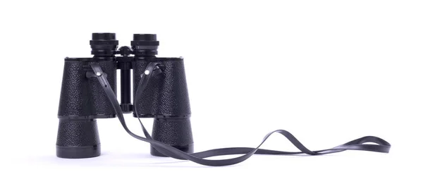 Vintage Binoculars Isolated Isolated White Background — Stock Photo, Image