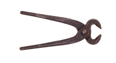 Metal uçlular beyaz arka planda izole edilmiş.