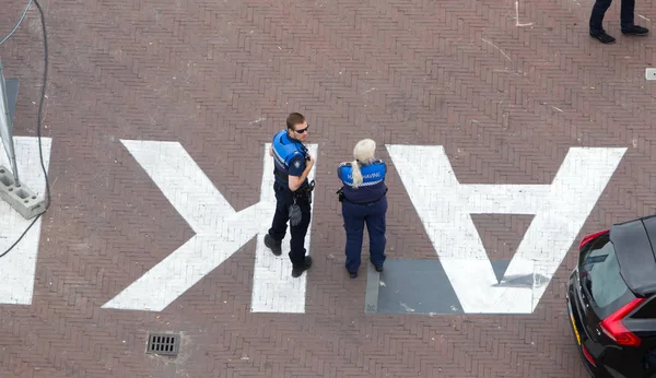 Poliser Skotrar Leeuwarden — Stockfoto