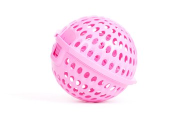 Çamaşır topu, yıkanacak iç çamaşırı koruması, izole edilmiş.