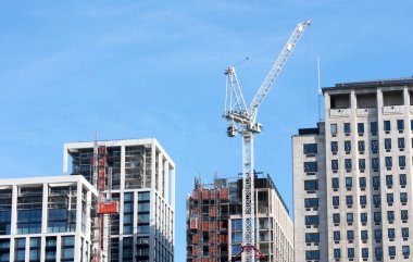 London, Büyük Britanya - Februari 22, 2019: bir yeni bina unde