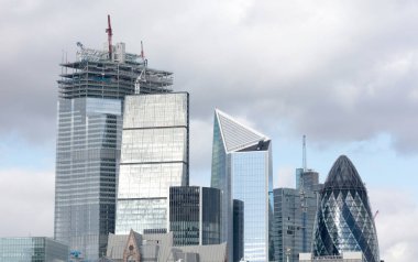 London, Büyük Britanya - Februari 22, 2019: bir yeni bina unde