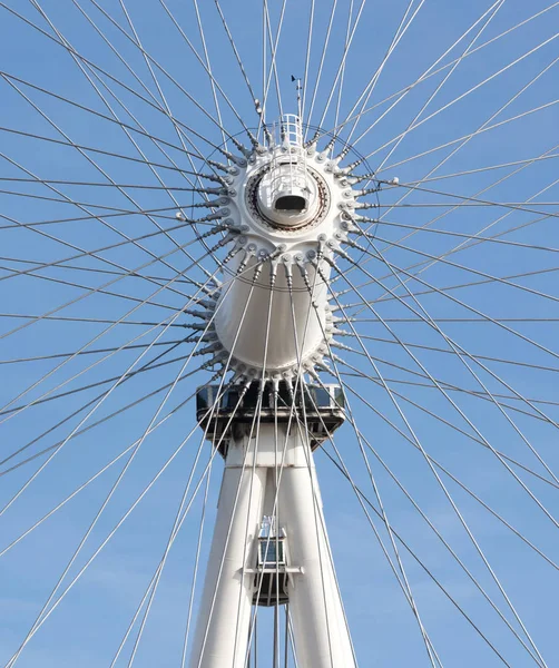 Londres, Reino Unido - 21 de febrero de 2019. El ojo de Londres en un — Foto de Stock