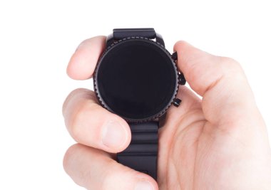 İzole siyah Smartwatch