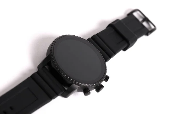 SmartWatch negro aislado — Foto de Stock