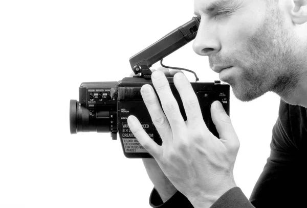 Analogue camcorder, isolated — Stock Photo, Image