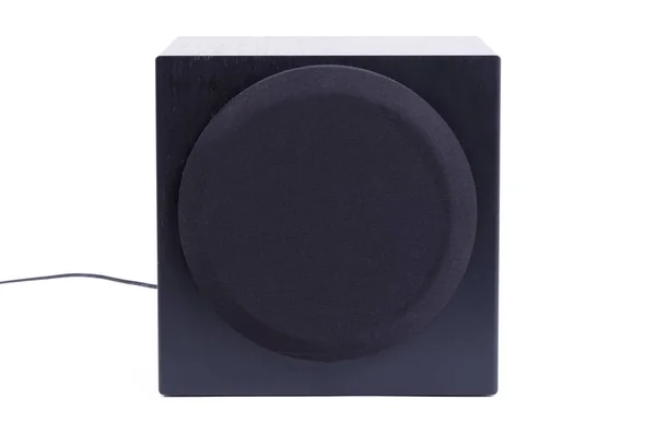 Vecchio subwoofer nero — Foto Stock