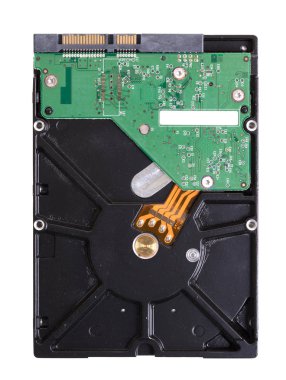 Bilgisayarın sabit disk yakın çekim ayrıntıları