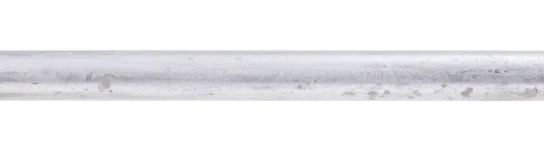 Vecchio tubo di metallo isolato su bianco — Foto Stock