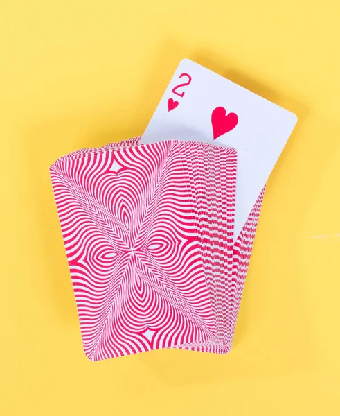 Jeu de cartes isolé — Photo