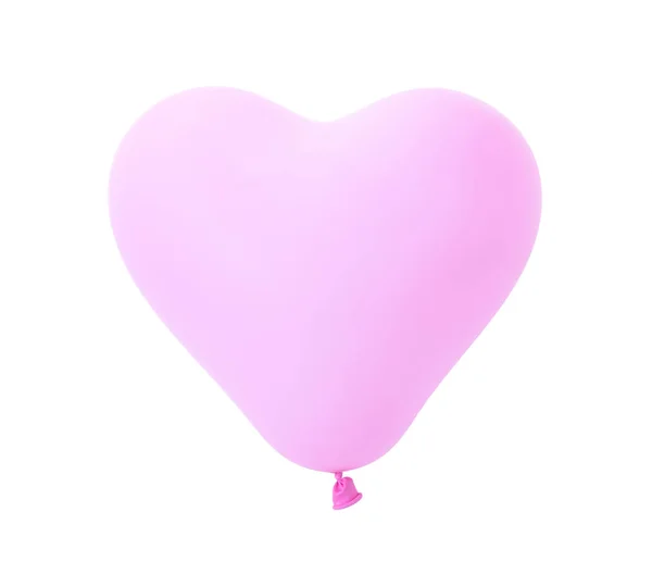 Corazón de globo rosa — Foto de Stock