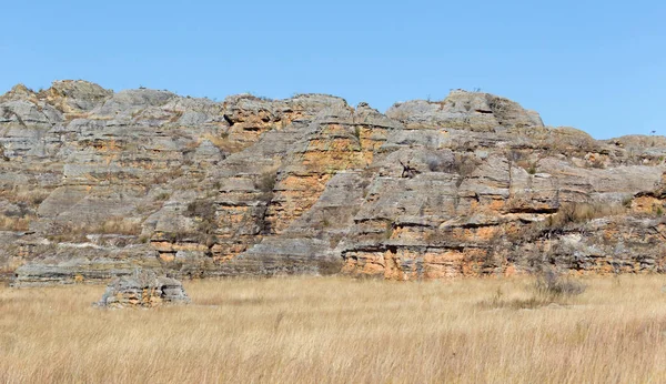 Isalo national park landscape canyon landmark in Madagascar — Stock Photo, Image