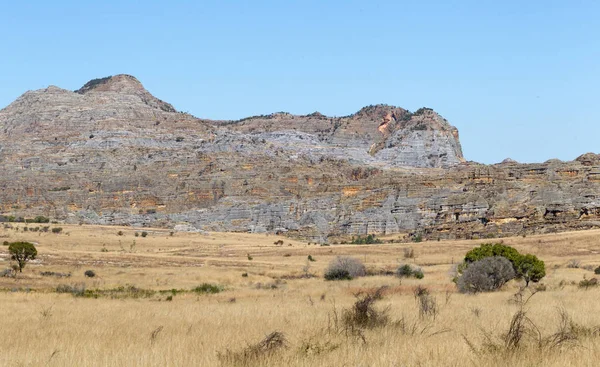 Isalo national park landscape canyon landmark in Madagascar — Stock Photo, Image
