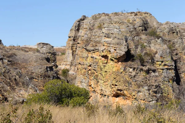 Isalo national park landscape canyon landmark in Madagascar — Stock Photo, Image