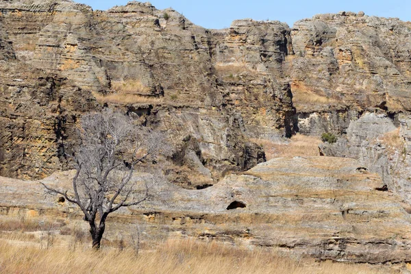 Isalo Milli Parkı manzara Kanyon landmark Madagaskar — Stok fotoğraf