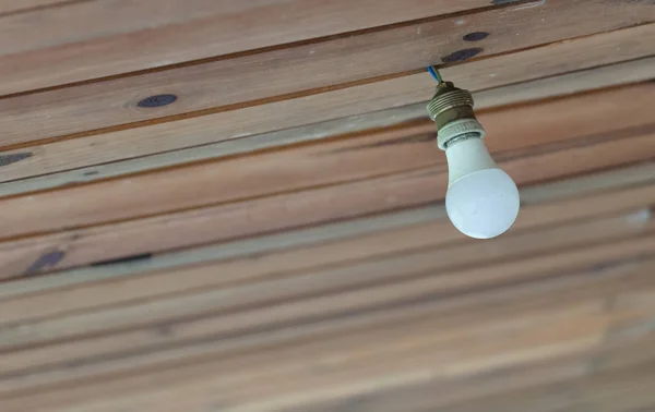 Light bulb from the ceiling — Stock Photo, Image