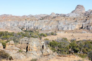 Isalo Milli Parkı manzara Kanyon landmark Madagaskar