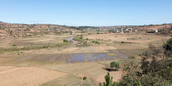 Malgas táj Andasibe és Antsirabe között, Madagaszkár — Stock Fotó