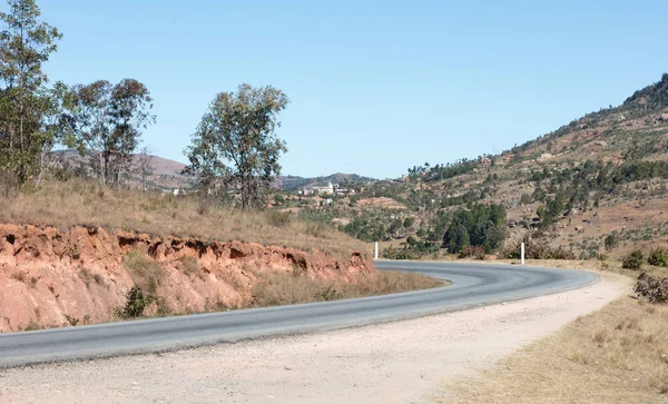 Malagasy landscape between Andasibe and Antsirabe, Madagascar — Stock Photo, Image