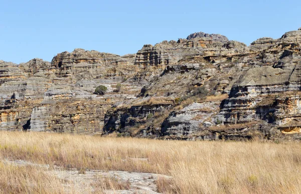 Isalo Milli Parkı manzara Kanyon landmark Madagaskar — Stok fotoğraf