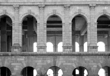 Antananarivo kraliyet sarayı kompleksinin küçük bir kısmı