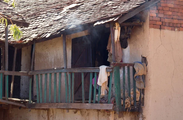 Небольшой балкон в сельской местности Мадагаскара — стоковое фото
