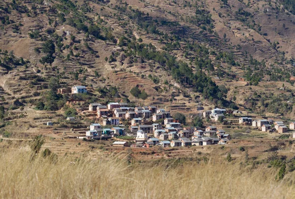 A madagaszkári falu és táj — Stock Fotó