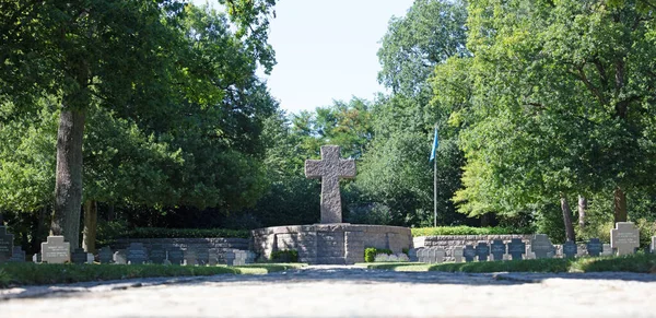 Luxembourg Luxembourg July 2020 Graves Sandweiler German War Cemetery Luxembourg — Stock Photo, Image