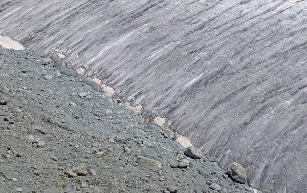 Närbild Glaciär Alperna — Stockfoto