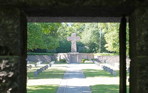 룩셈부르크 룩셈부르크 2020 룩셈부르크의 샌드바일러 묘지의 그레이브스 — 스톡 사진