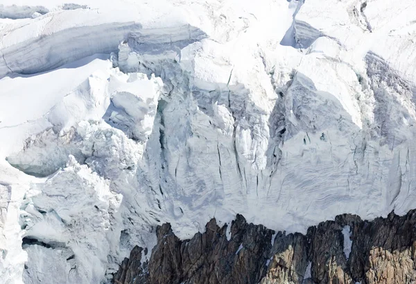 Increíble Panorama Desde Paraíso Glaciar Matterhorn Alpes Suiza —  Fotos de Stock