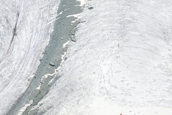 Närbild Glaciär Alperna — Stockfoto