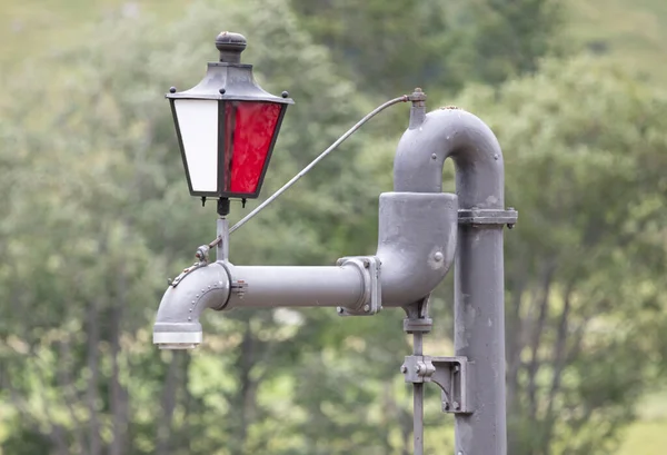 Steam Train Locomotive Engine Water Crane Column Standpipe Spout — Stock Photo, Image