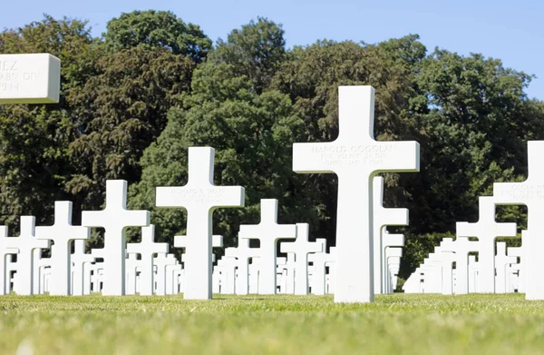 Luxemburgo Luxemburgo Julio 2020 Graves American Mlitary Cemetary Luxembourg —  Fotos de Stock