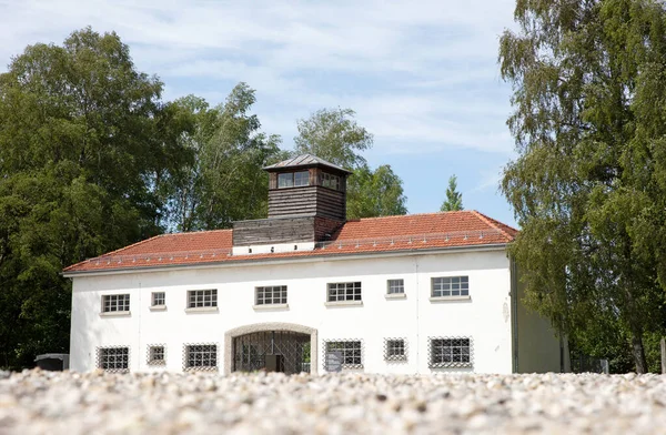 Dachau Germania Luglio 2020 Entrata Nel Campo Concentramento Dachau Primo — Foto Stock