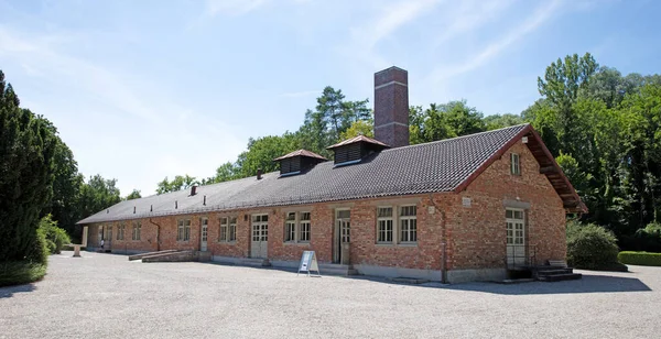 Dachau Baviera Germania Luglio 2020 Costruzione Dei Crematori Delle Camere — Foto Stock