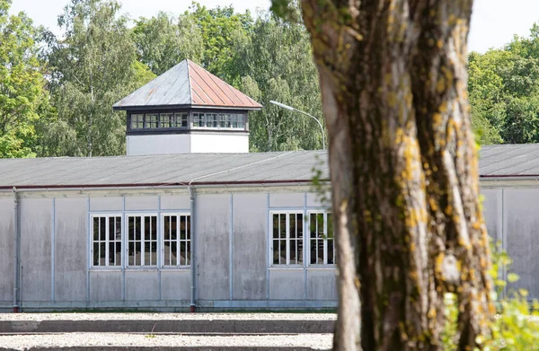 Dachau Germany July 2020 Single Watch Tower Dachau Concentration Camp — 图库照片
