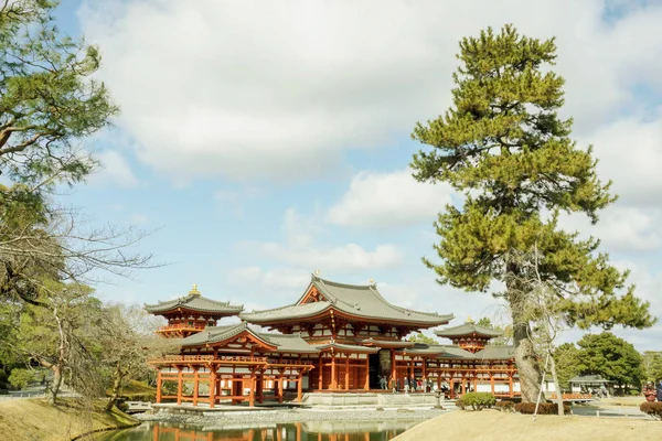 Uji Préfecture Kyoto Japon Février 2018 Temple Bouddhiste Japonais Byodoin — Photo
