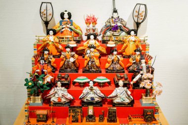 Osaka, Japonya, 19 Şubat 2018: Antik antika 
