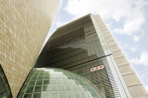 Osaka Japan May 2018 Closeup Look View Nhk Building Glass — Stock Photo, Image